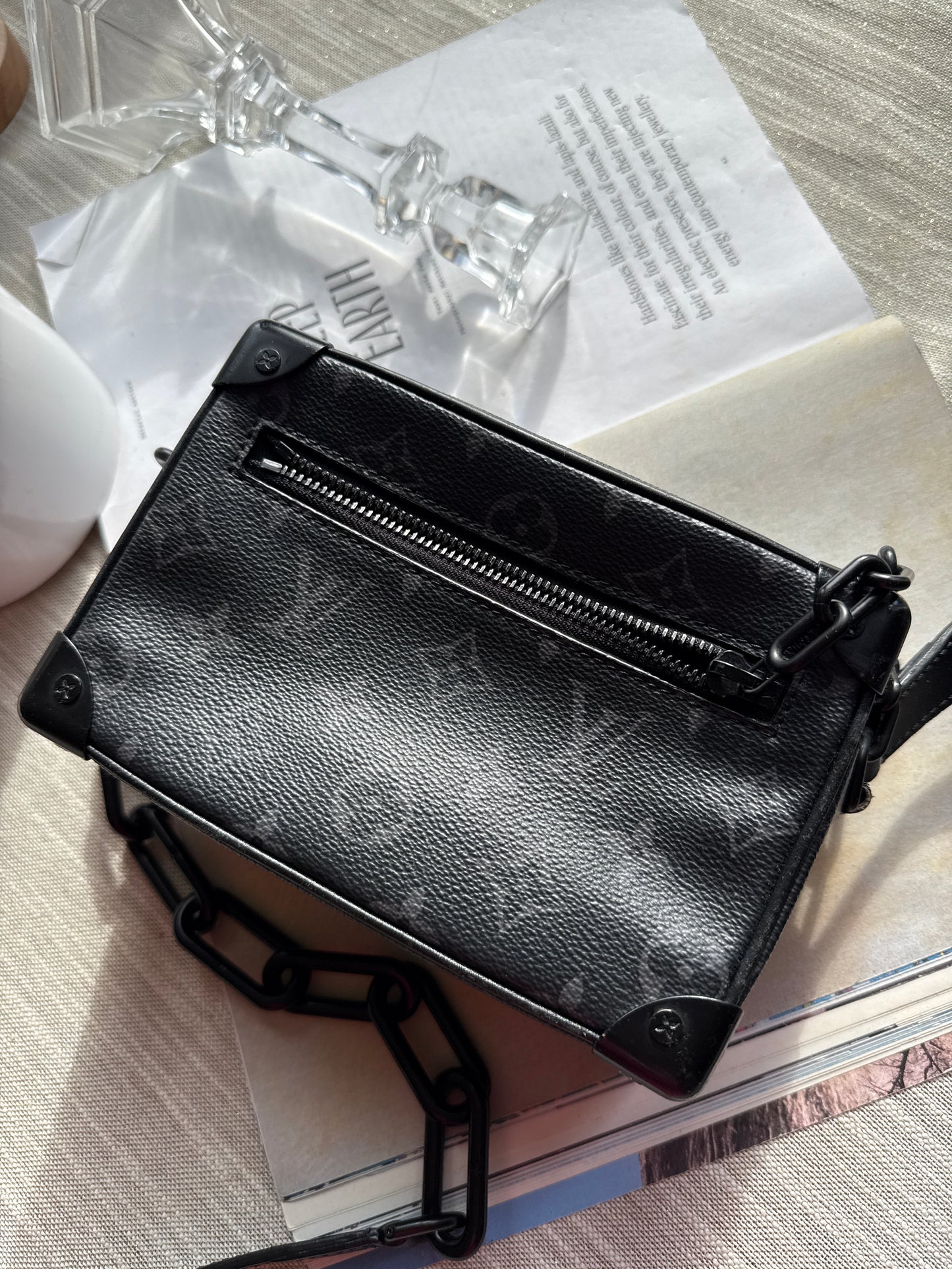 LOUIS VUITTON Monogram Eclipse Mini Soft Trunk 2021