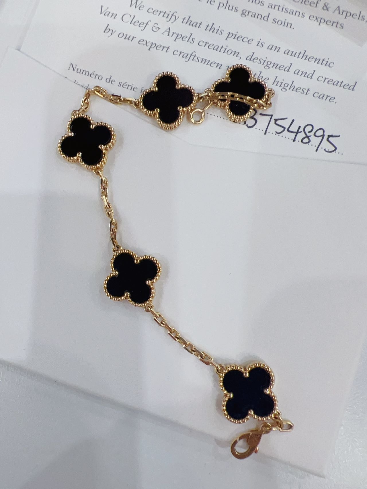 Van Cleef & Arpels Vintage Alhambra 5 Motifs Bracelet 2020