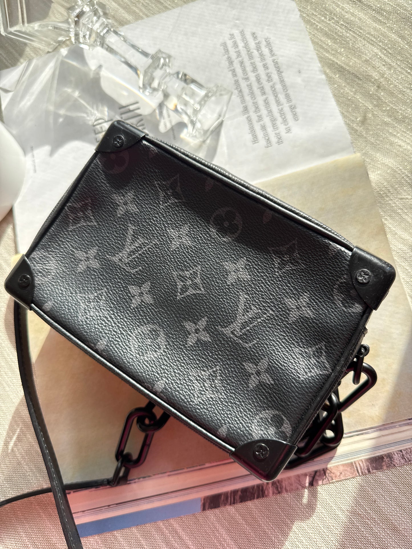 LOUIS VUITTON Monogram Eclipse Mini Soft Trunk 2021