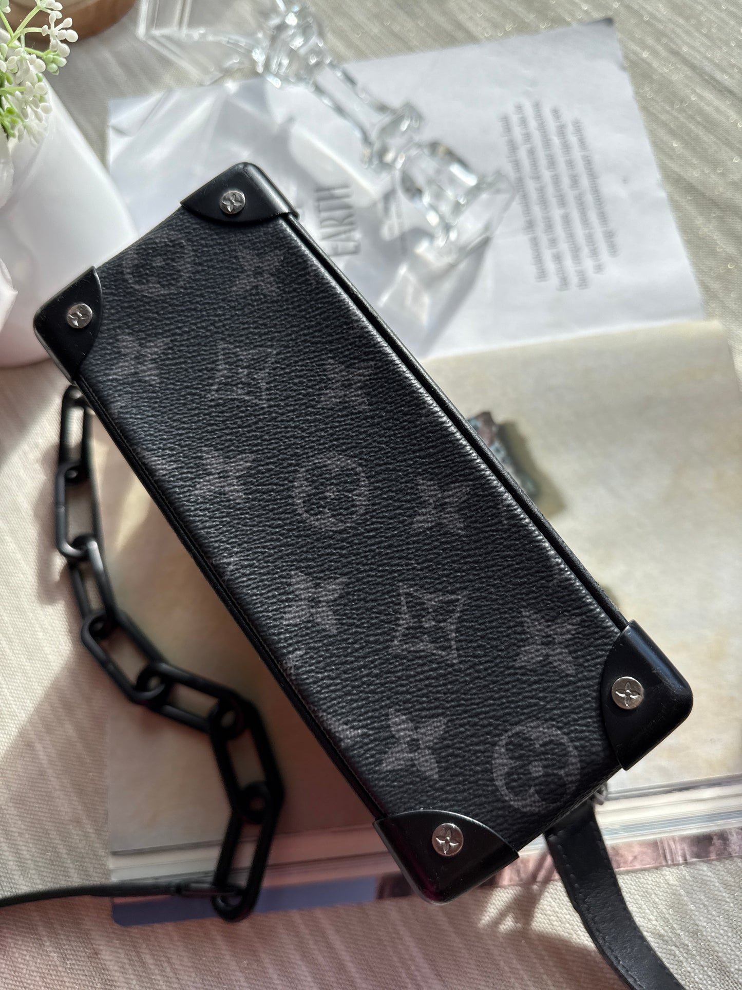 LOUIS VUITTON Monogram Eclipse Mini Soft Trunk 2021