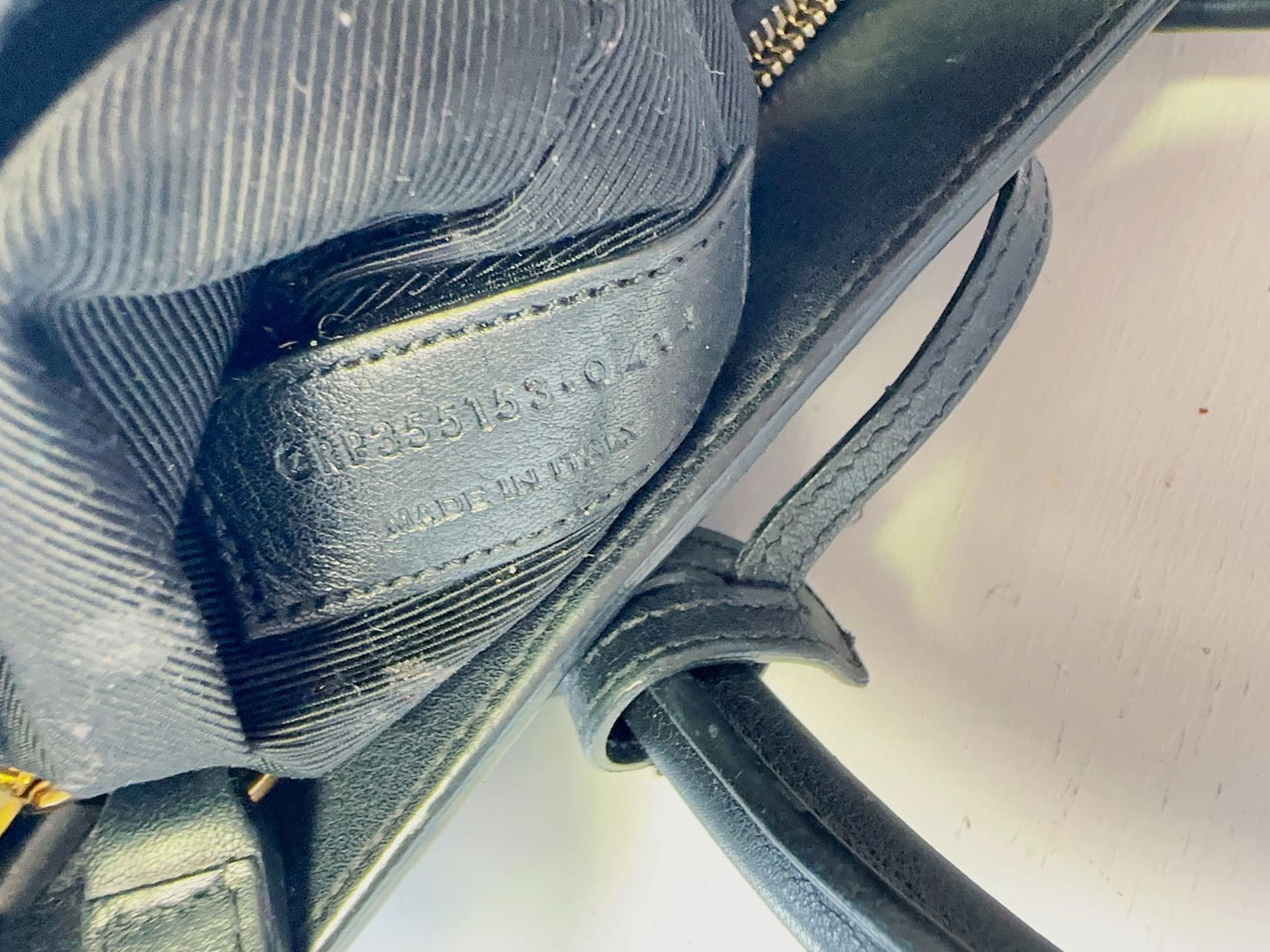 SAINT LAURENT Black Small Sac Du Jour Tote