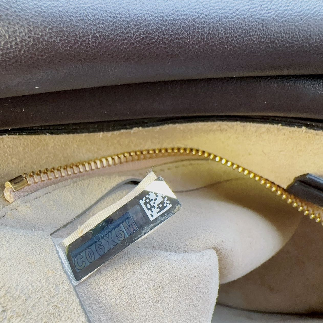 Chloe Feya Medium Prune Suede Shoulder Bag