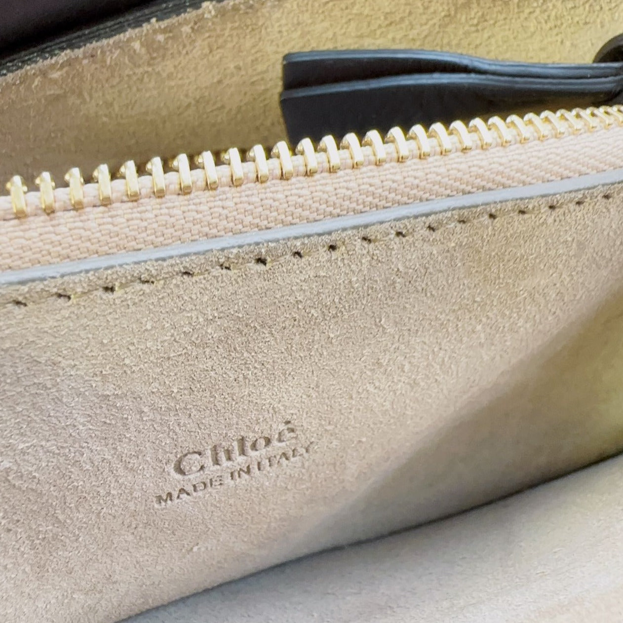 Chloe Feya Medium Prune Suede Shoulder Bag