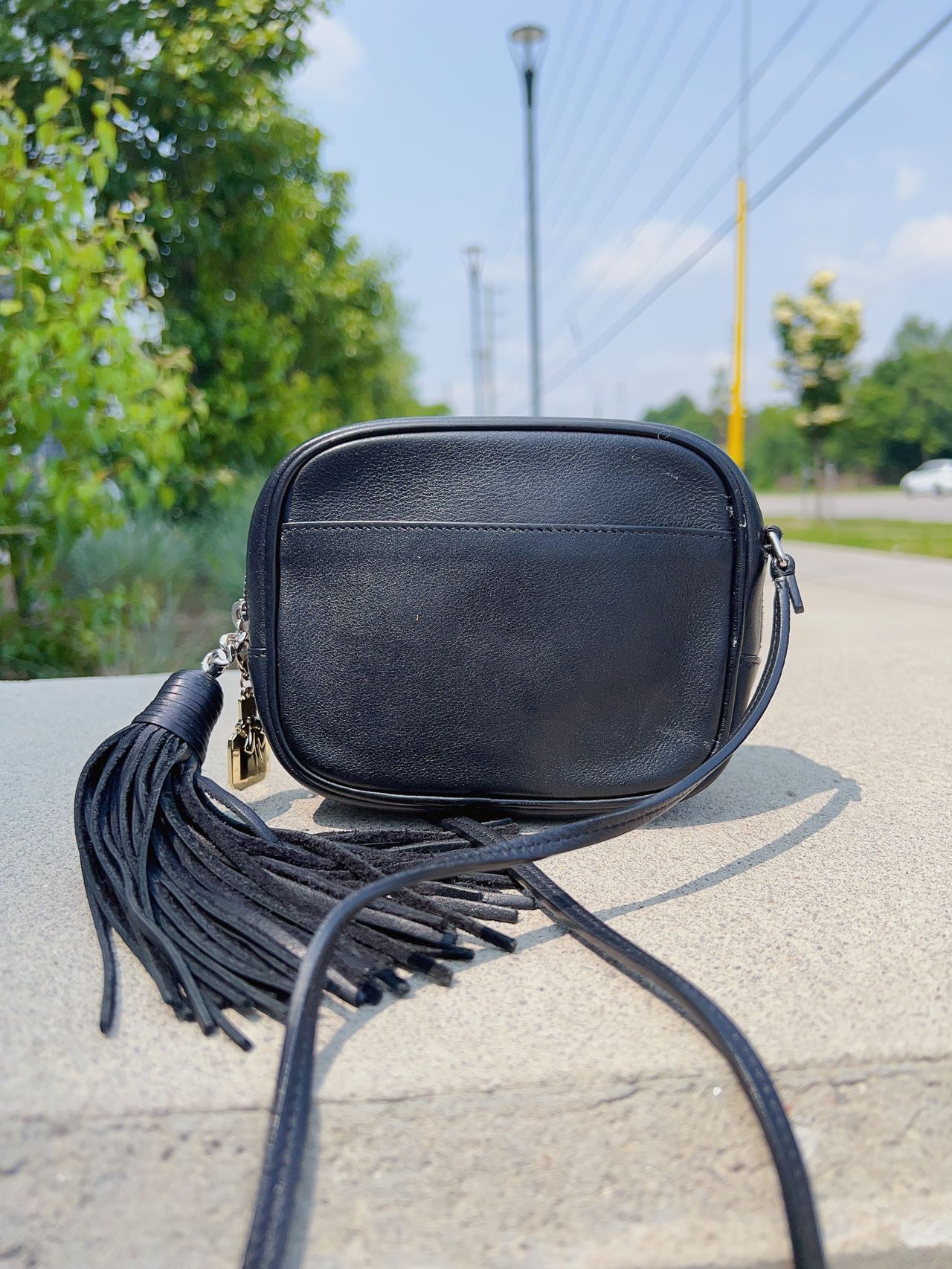 Saint Laurent Monogram Cross Body Blogger Bag