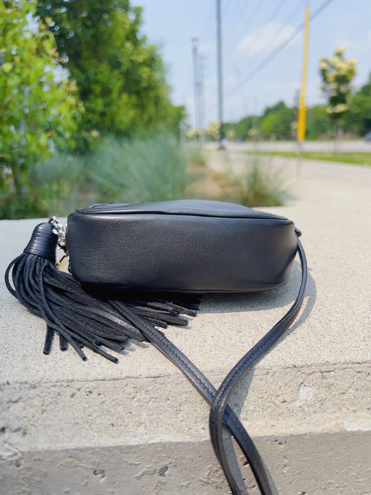 Saint Laurent Monogram Cross Body Blogger Bag