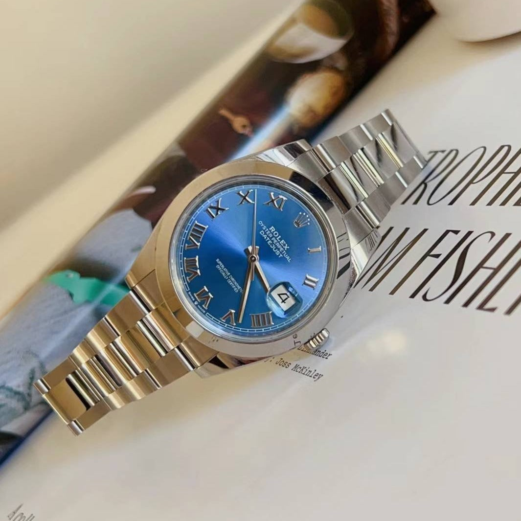 Rolex 2022 Datejust 41 BLUE ROMAN 116300
