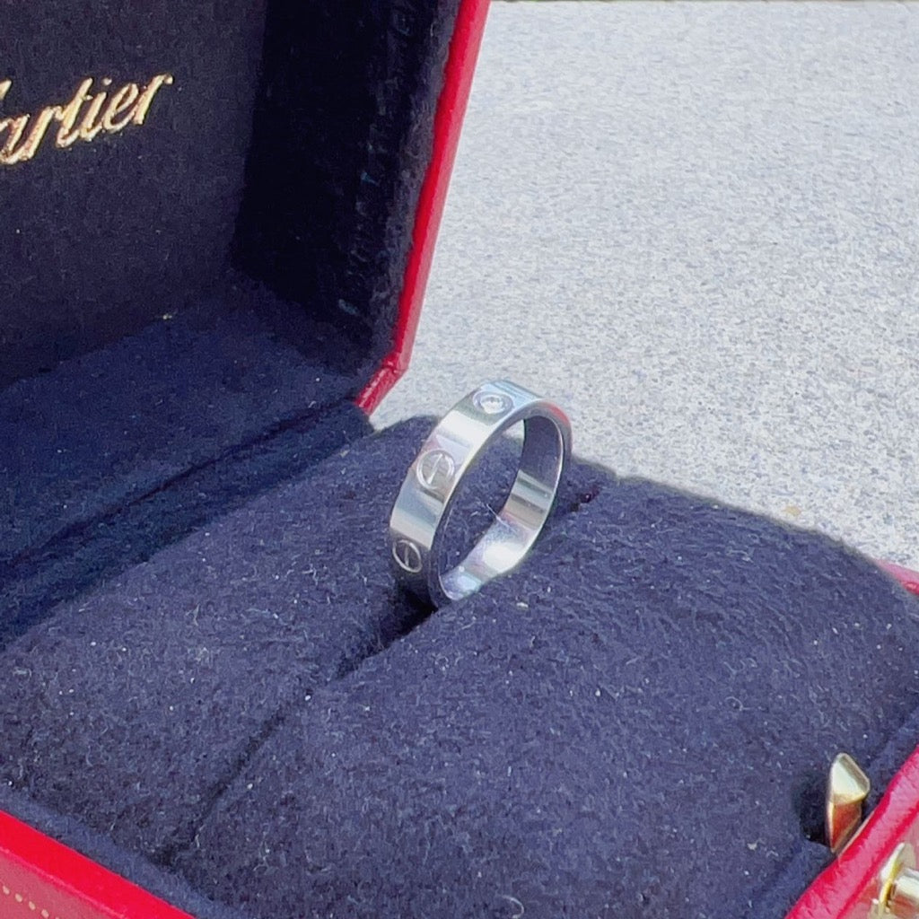 Cartier LOVE wedding band, 18K white gold size49