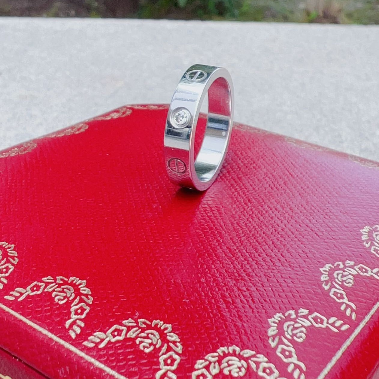 Cartier LOVE wedding band, 18K white gold size49