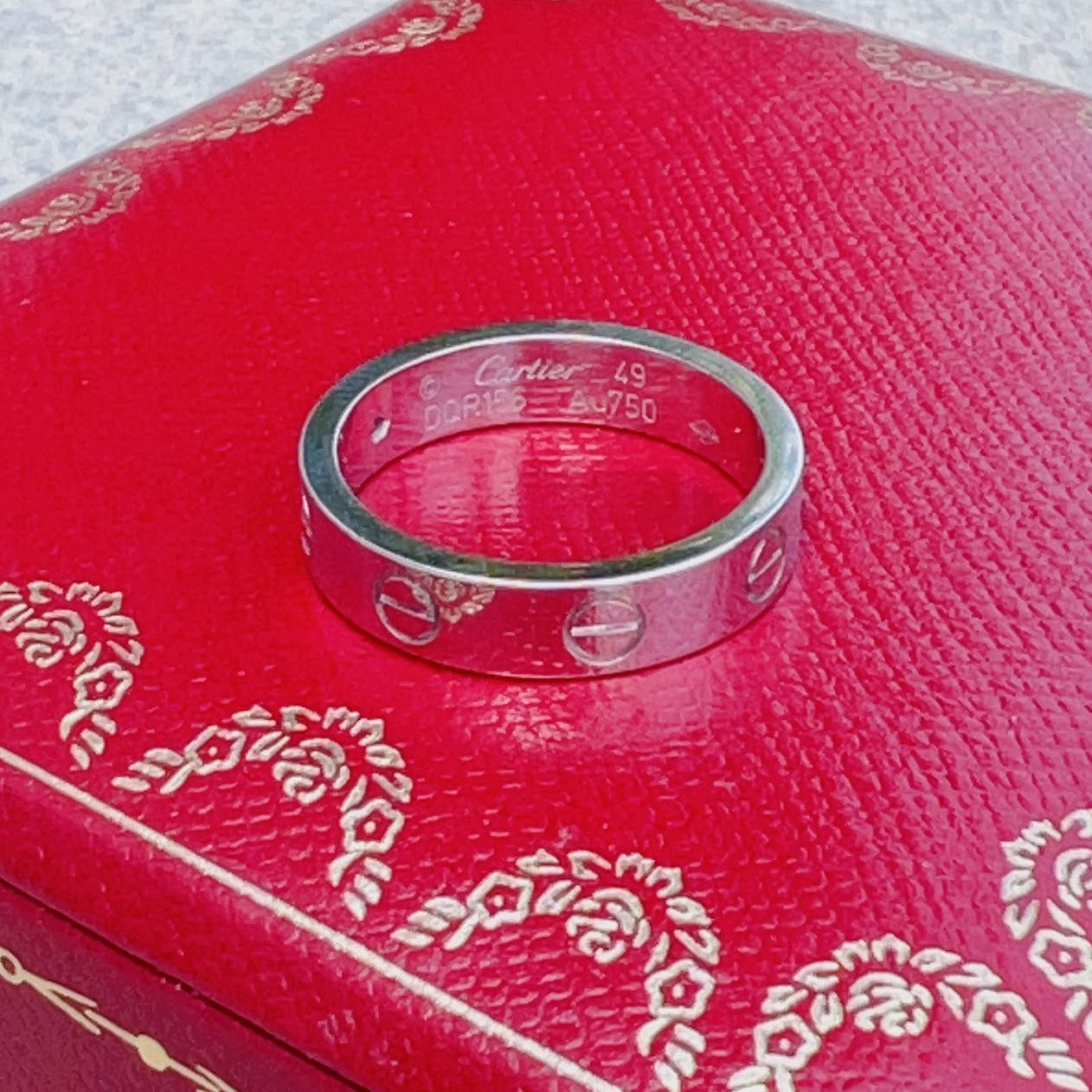 Cartier LOVE wedding band, 18K white gold size49