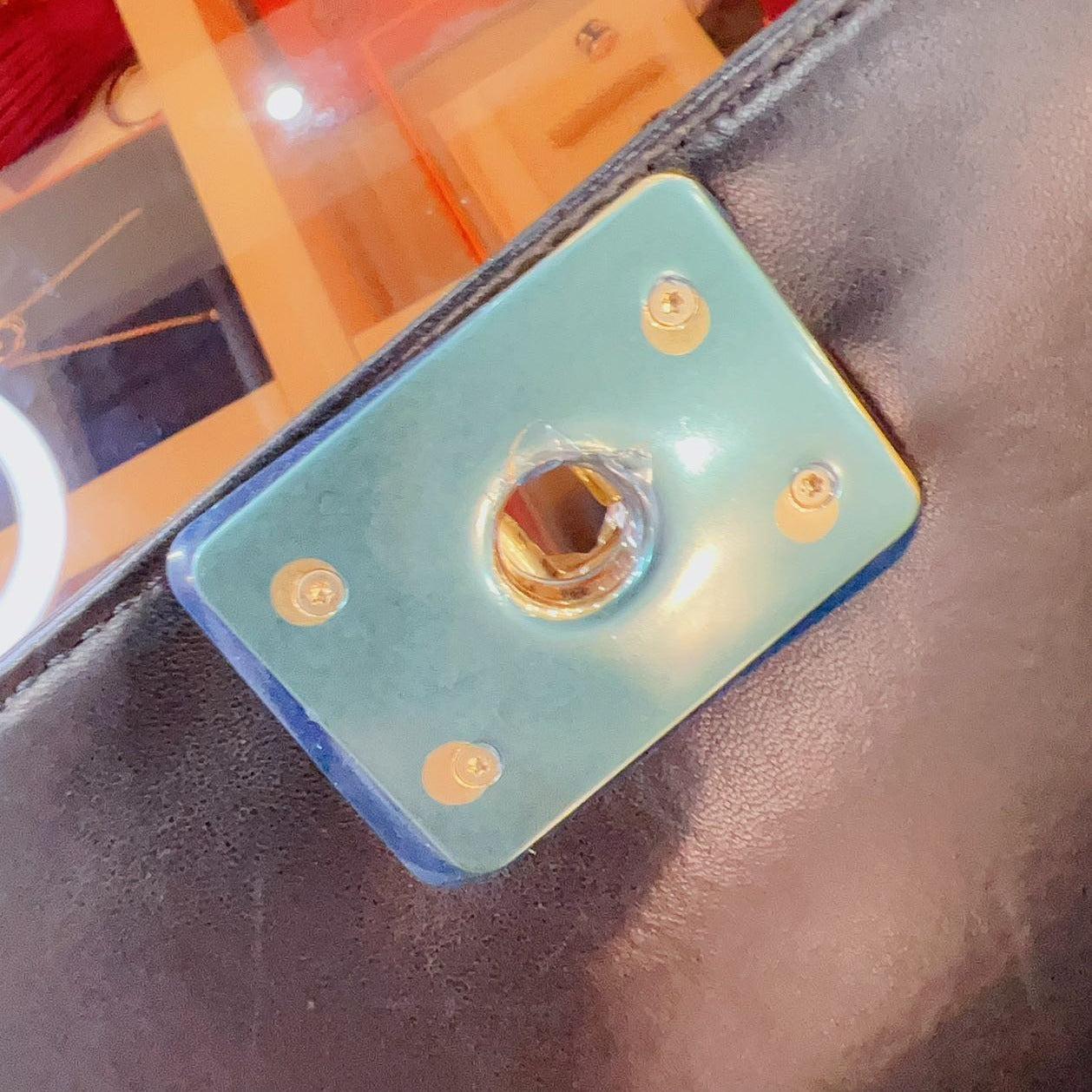 Chanel-Medium-Le-Boy-Black-Gold-Hardware-Lock