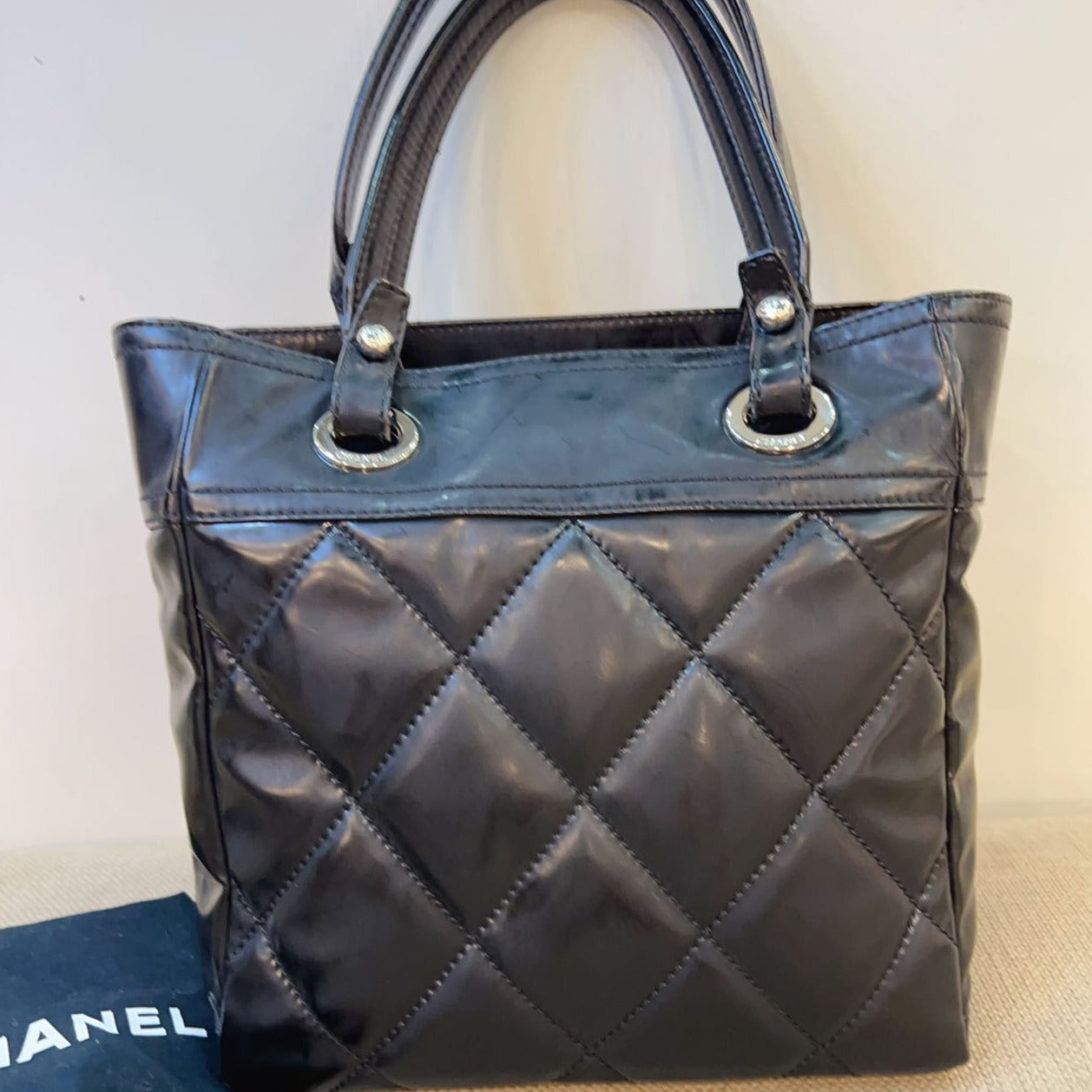 Chanel-Black-Quilted-Leather-Petite-Paris-Biarritz-Shopping-Tote-Bag-Back