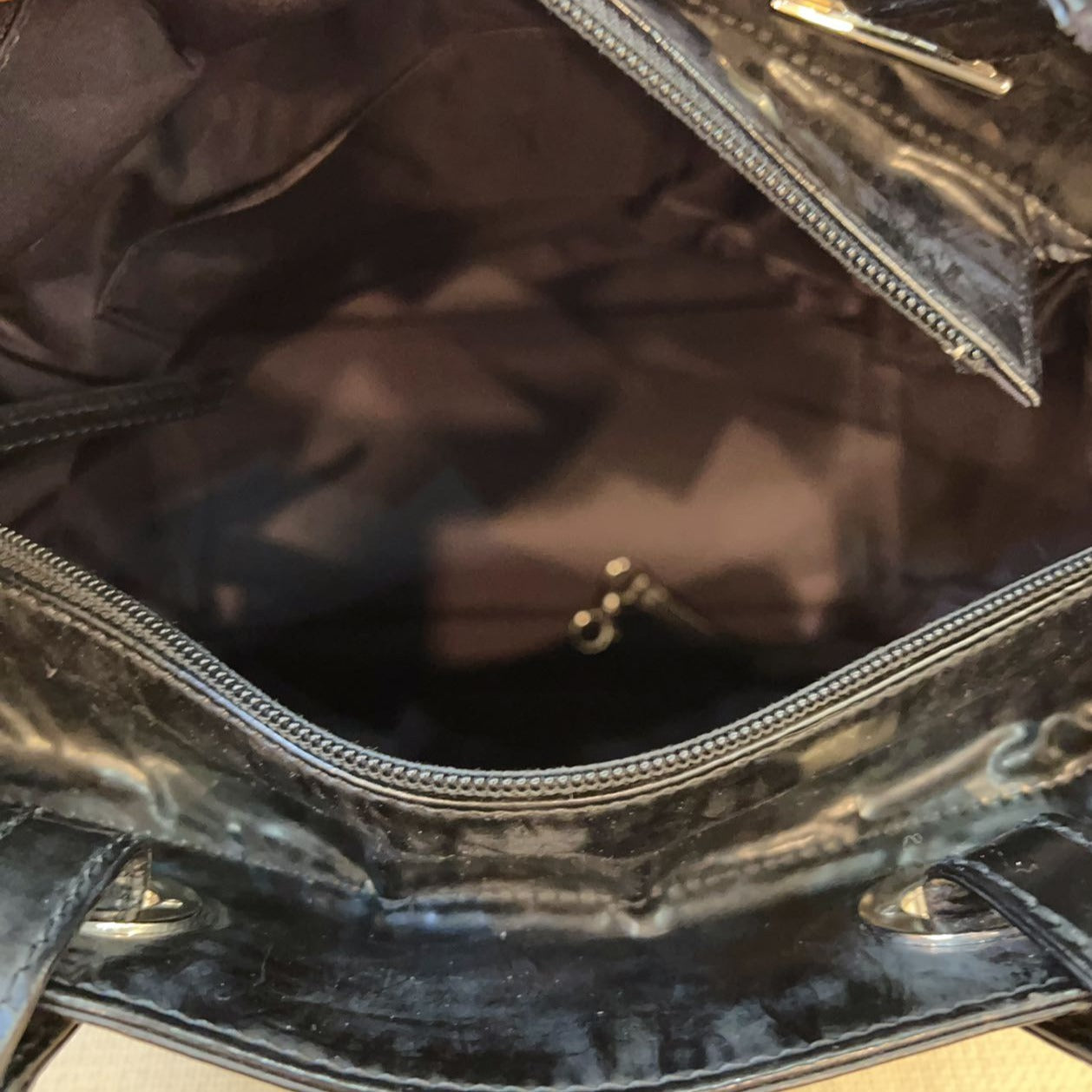 Chanel-Black-Quilted-Leather-Petite-Paris-Biarritz-Shopping-Tote-Bag-Inside