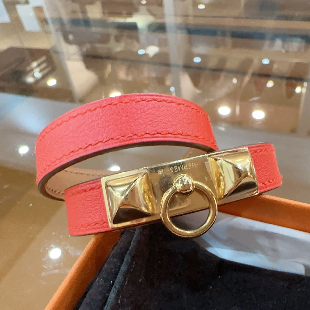 Hermès Rivale Double Tour Bracelet New