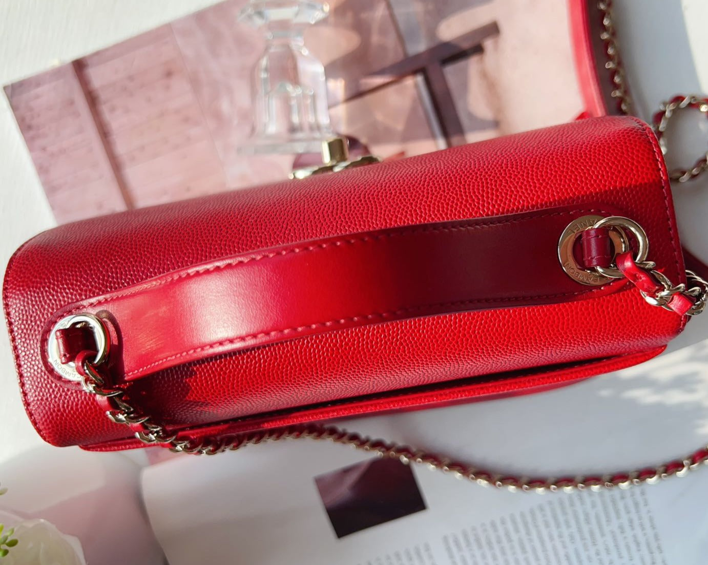 Chanel-Small-Business-Affinity-Flap-Caviar-Red-GHW-Handle