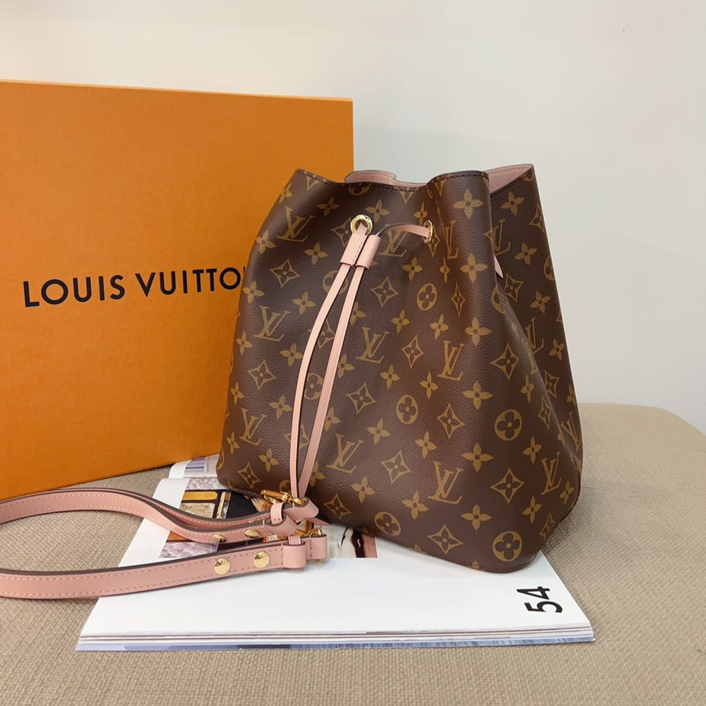 Louis Vuitton Monogram NeoNoe MM Pink Leather luxhub