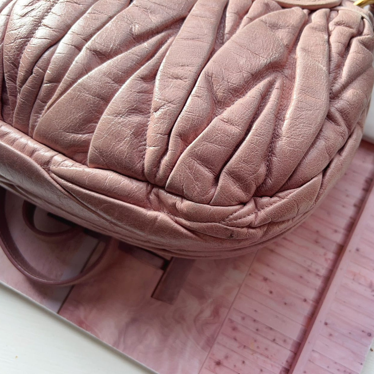 Miu Miu Leather Shoulder Bag