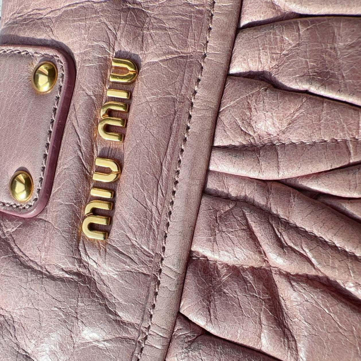 Miu Miu Leather Shoulder Bag