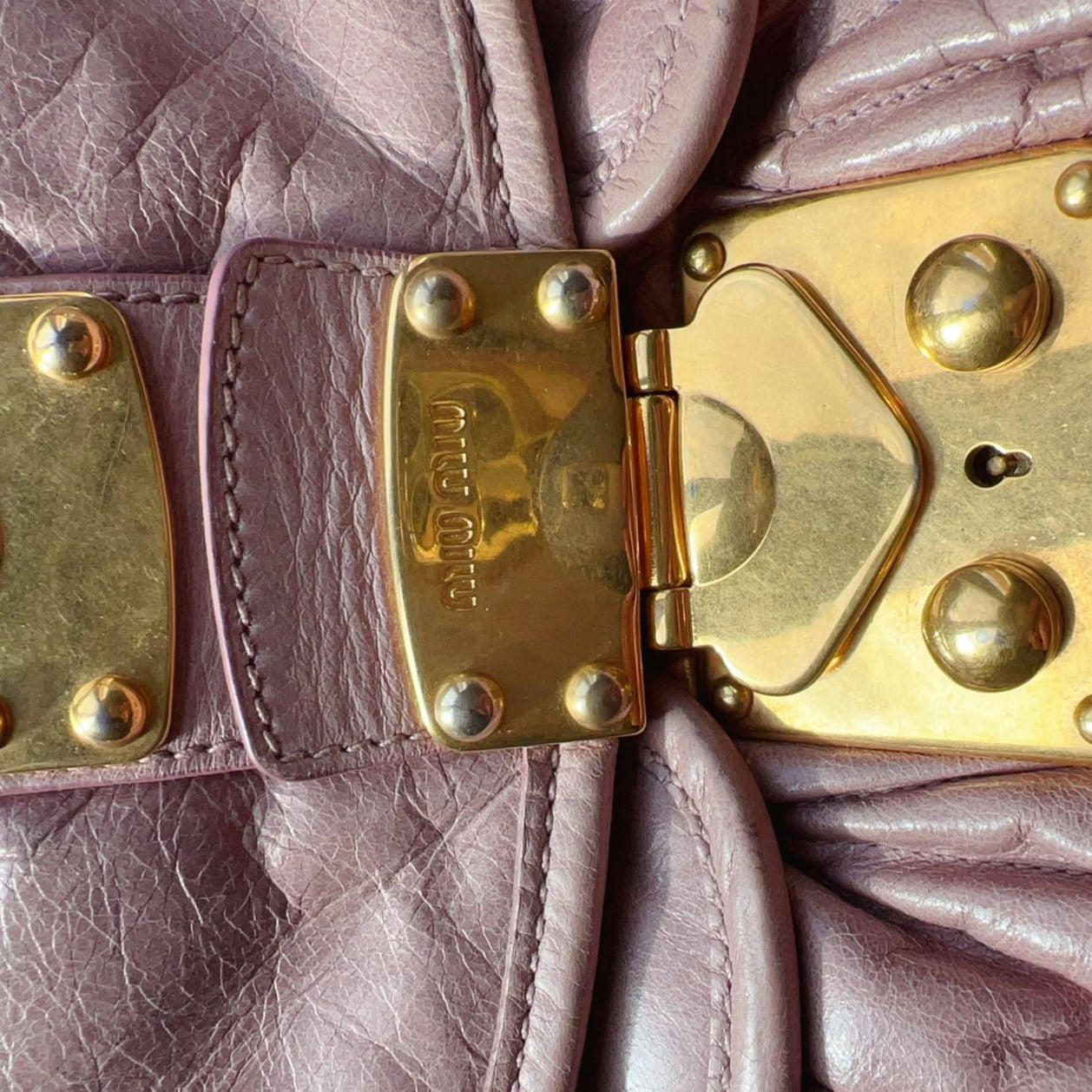 Miu Miu Leather Shoulder Bag