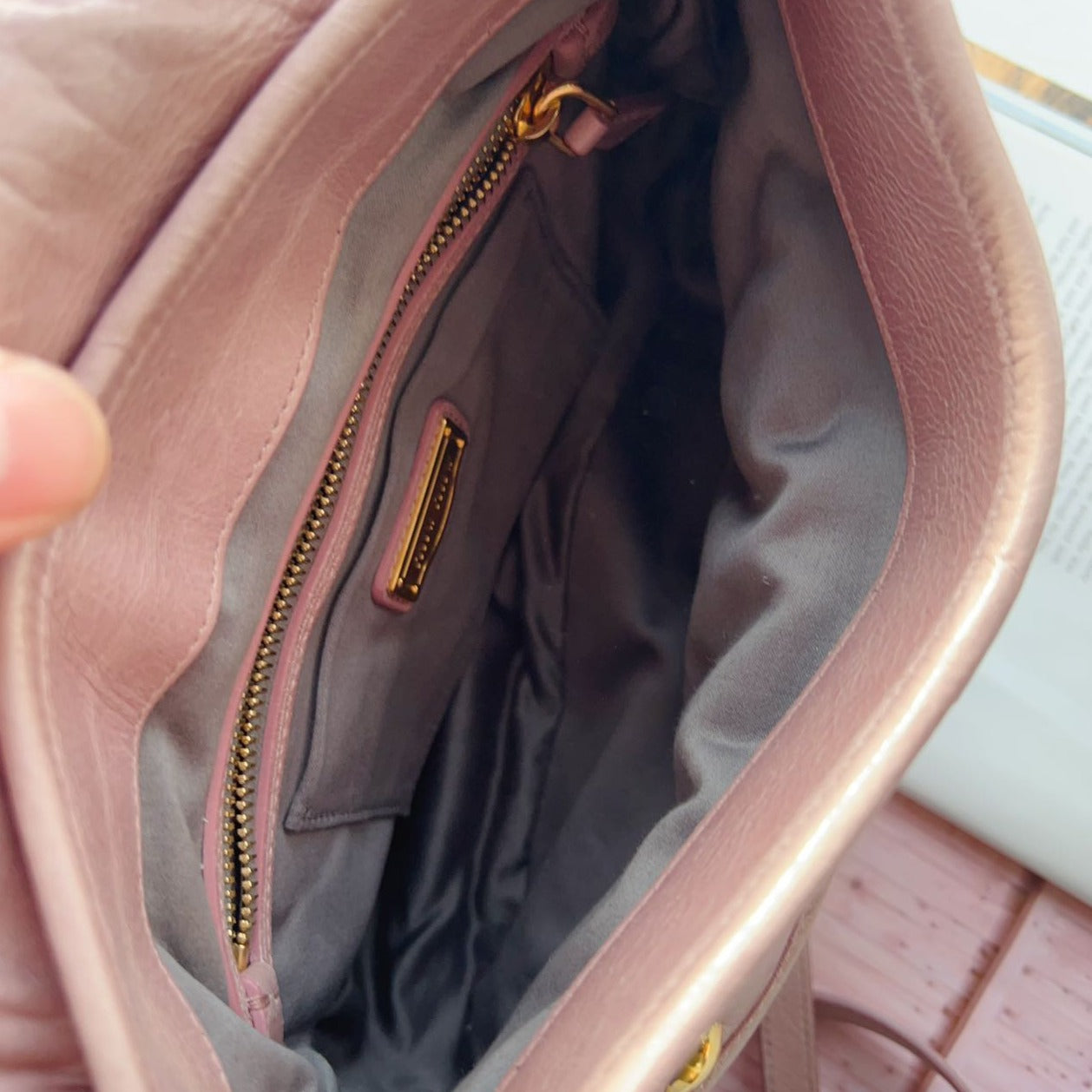 Miu Miu Leather Shoulder Bag