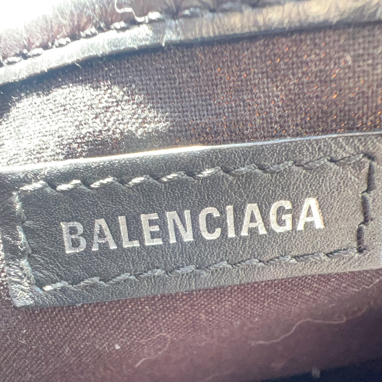BALENCIAGA CABAS Denim Tote Bag