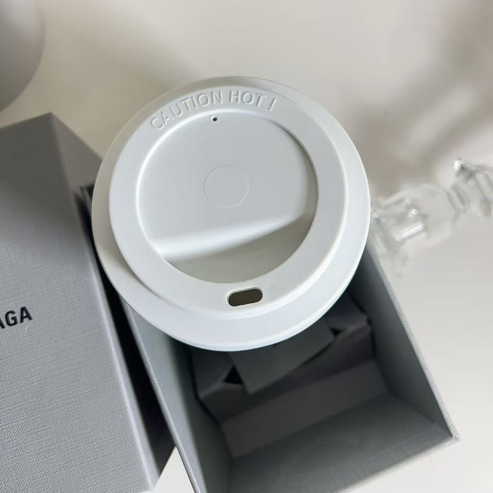 BALENCIAGA Toronto Coffee Cup In White