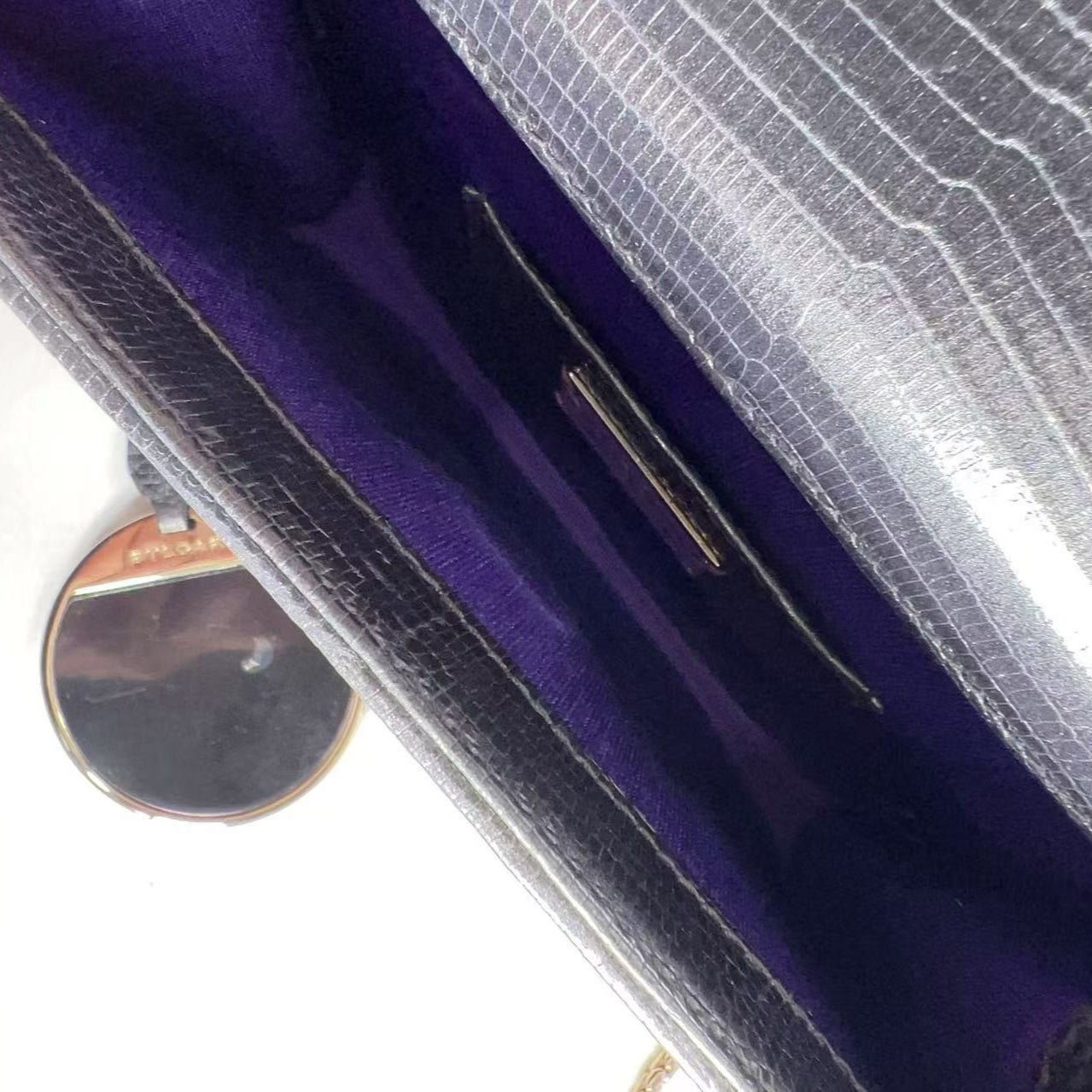 BVLGARI Serpenti Lizard Bag