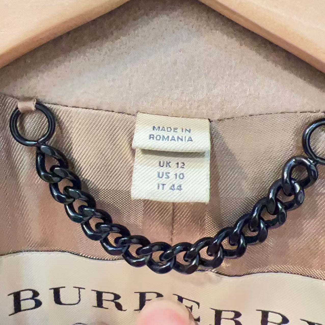 Burberry Wool trench coat US10