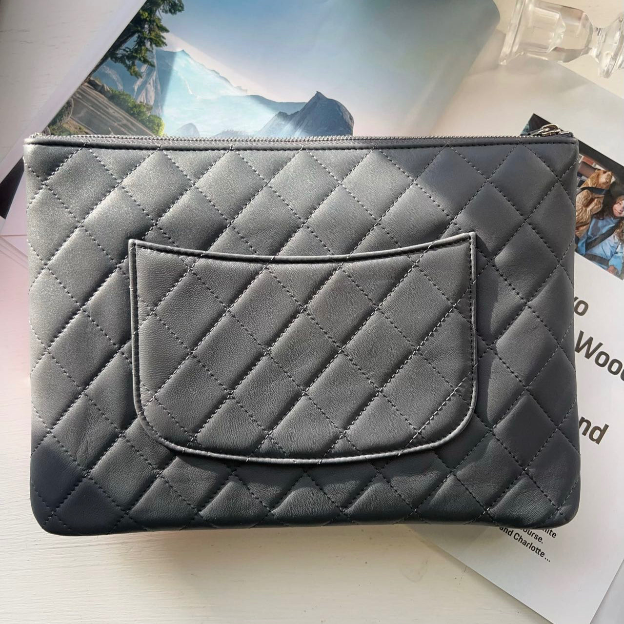 CHANEL Rare ︎Multicolor clutch bag wallet - Pocket Zip