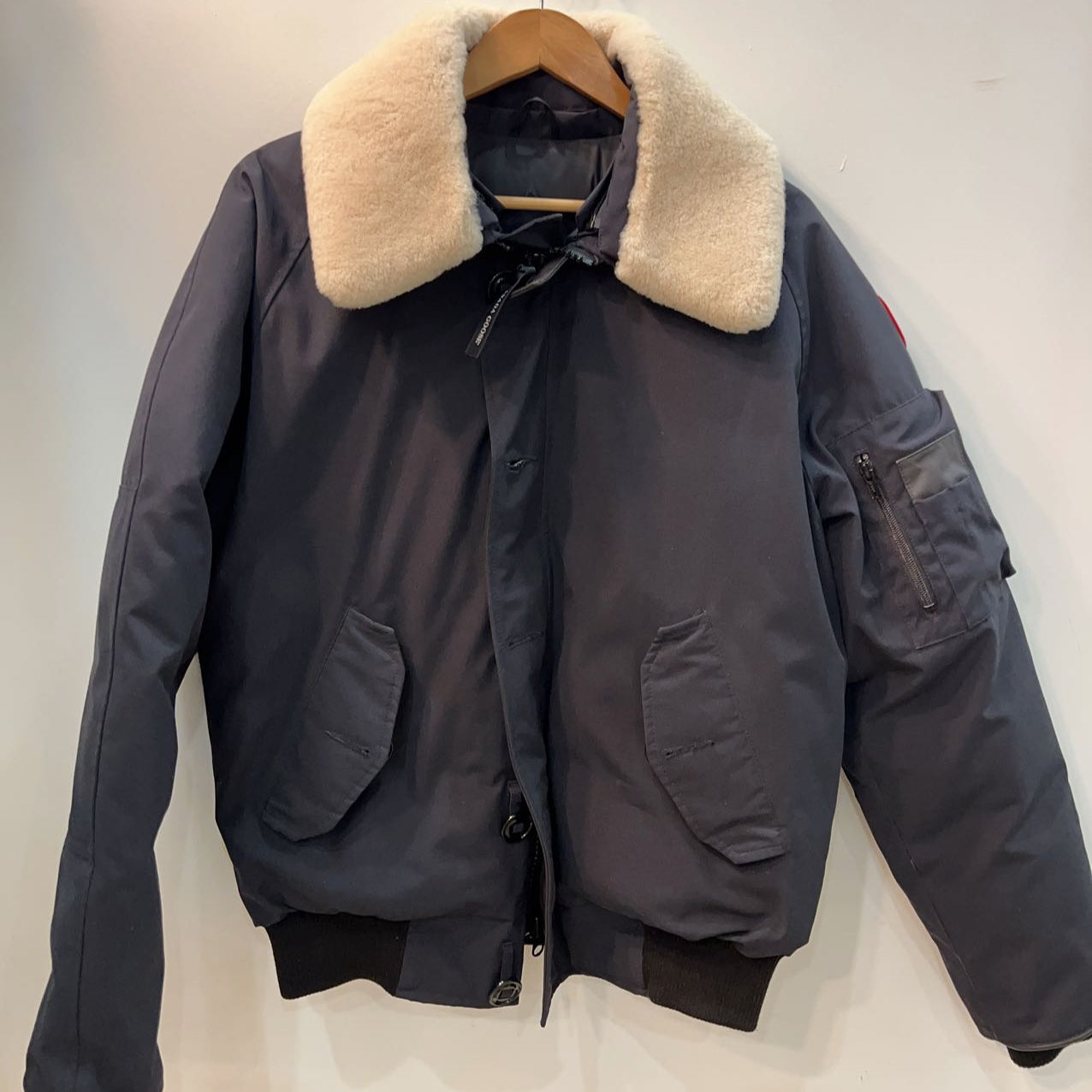 Canada Goose Men’s Graphite FOXE bomber jacket in sizeM