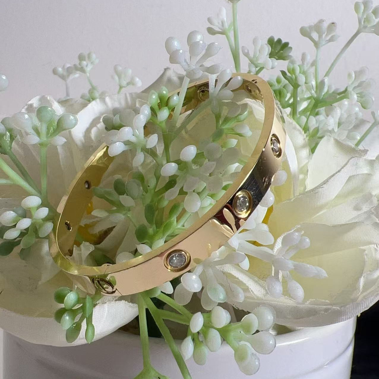 Cartier 10 Diamond LOVE Bracelet, Classic Model Yellow Gold 2019