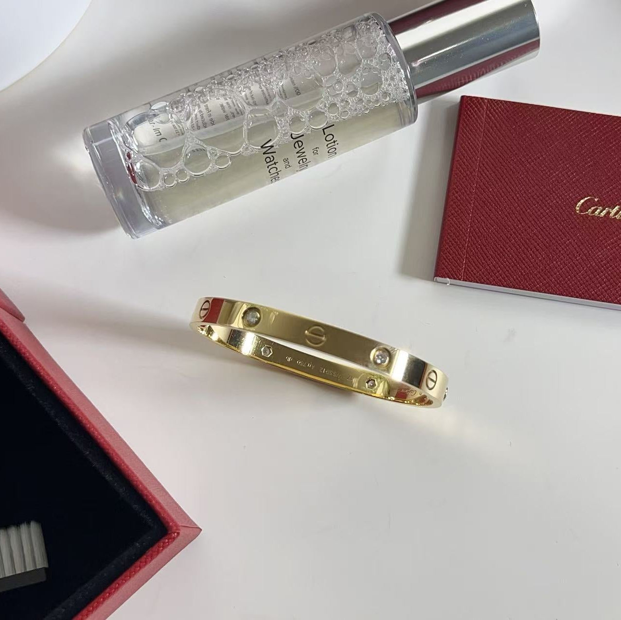 Cartier LOVE Bracelet, 4 Diamonds Yellow Gold 2024