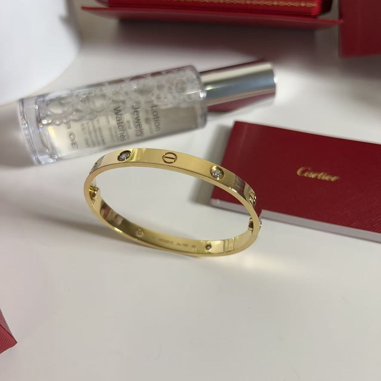 Cartier LOVE Bracelet, 4 Diamonds Yellow Gold 2024