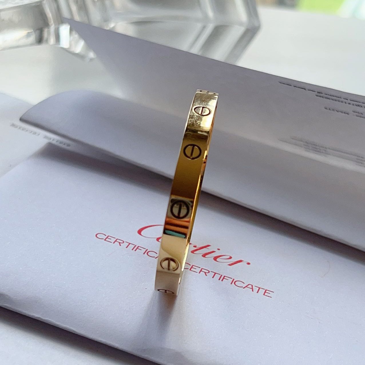 Cartier Love Bracelet 18K Gold Size17 2023