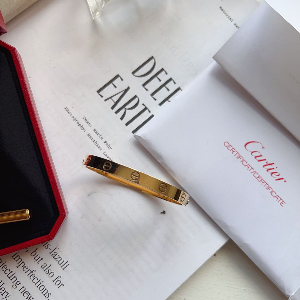 Cartier Love Bracelet 18K Gold Size17 2023