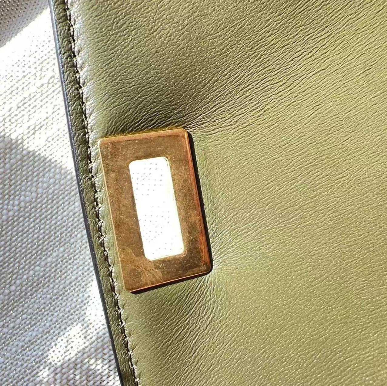 Celine Lizard Medium Classic Box Flap Bag Brown