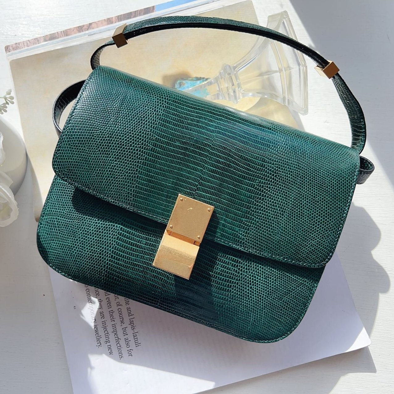 Celine dark green bag shops