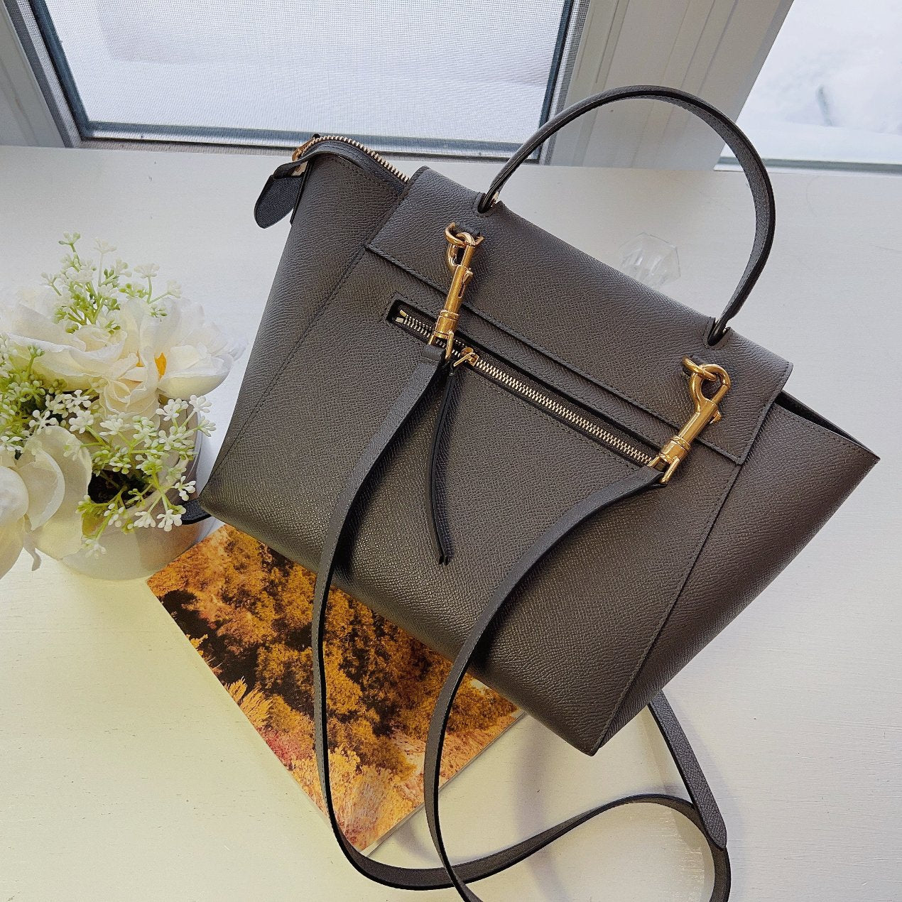 Celine Micro Belt Bag Grey GHW