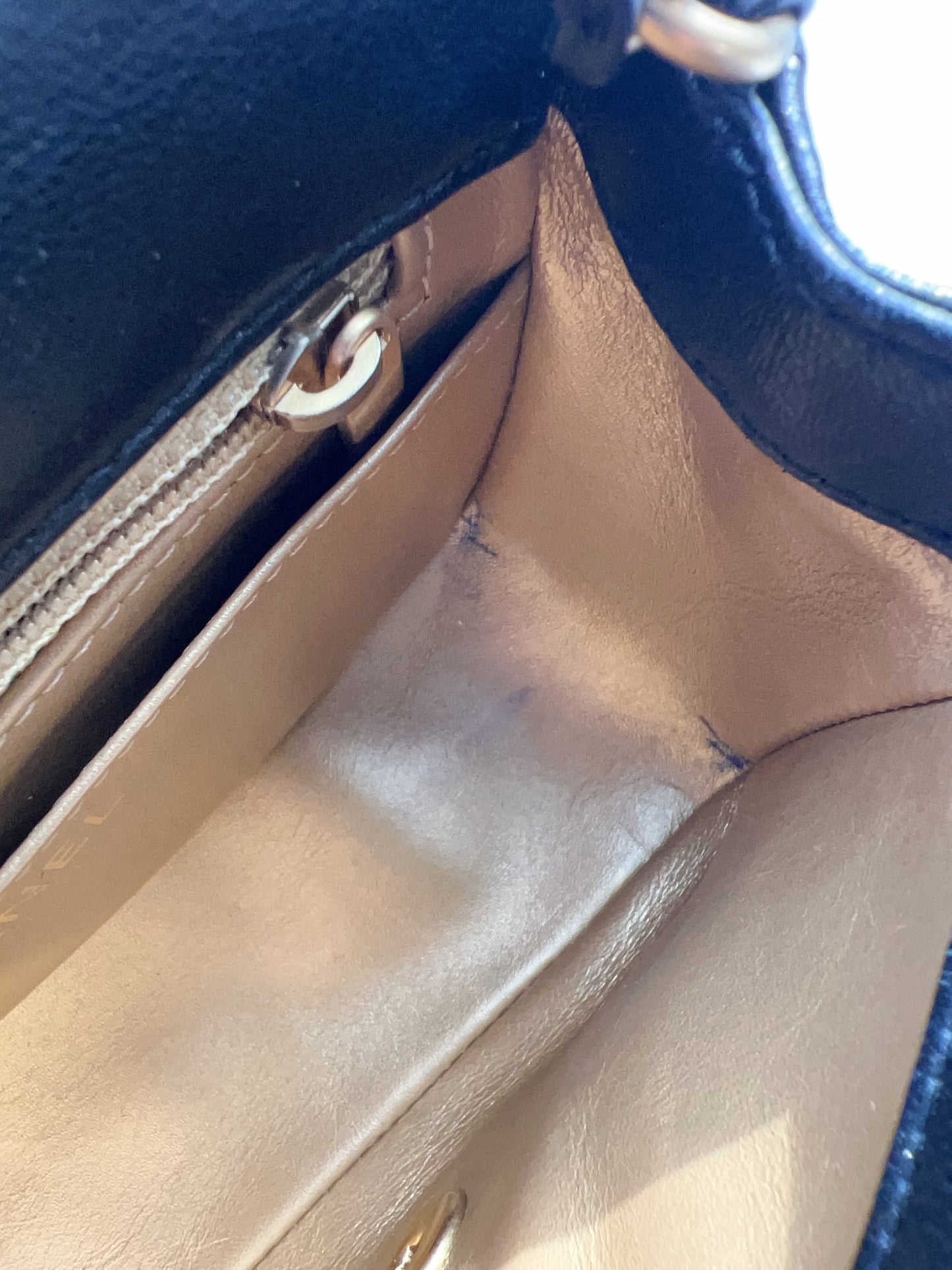 Chanel Black Quilted Lambskin Pearl Crush Mini Flap Bag