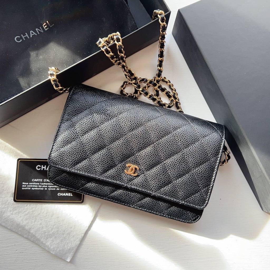 Chanel classic quilted woc sale