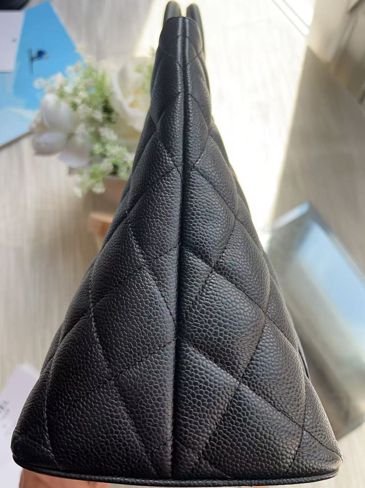 Chanel Caviar Medallion Tote Black