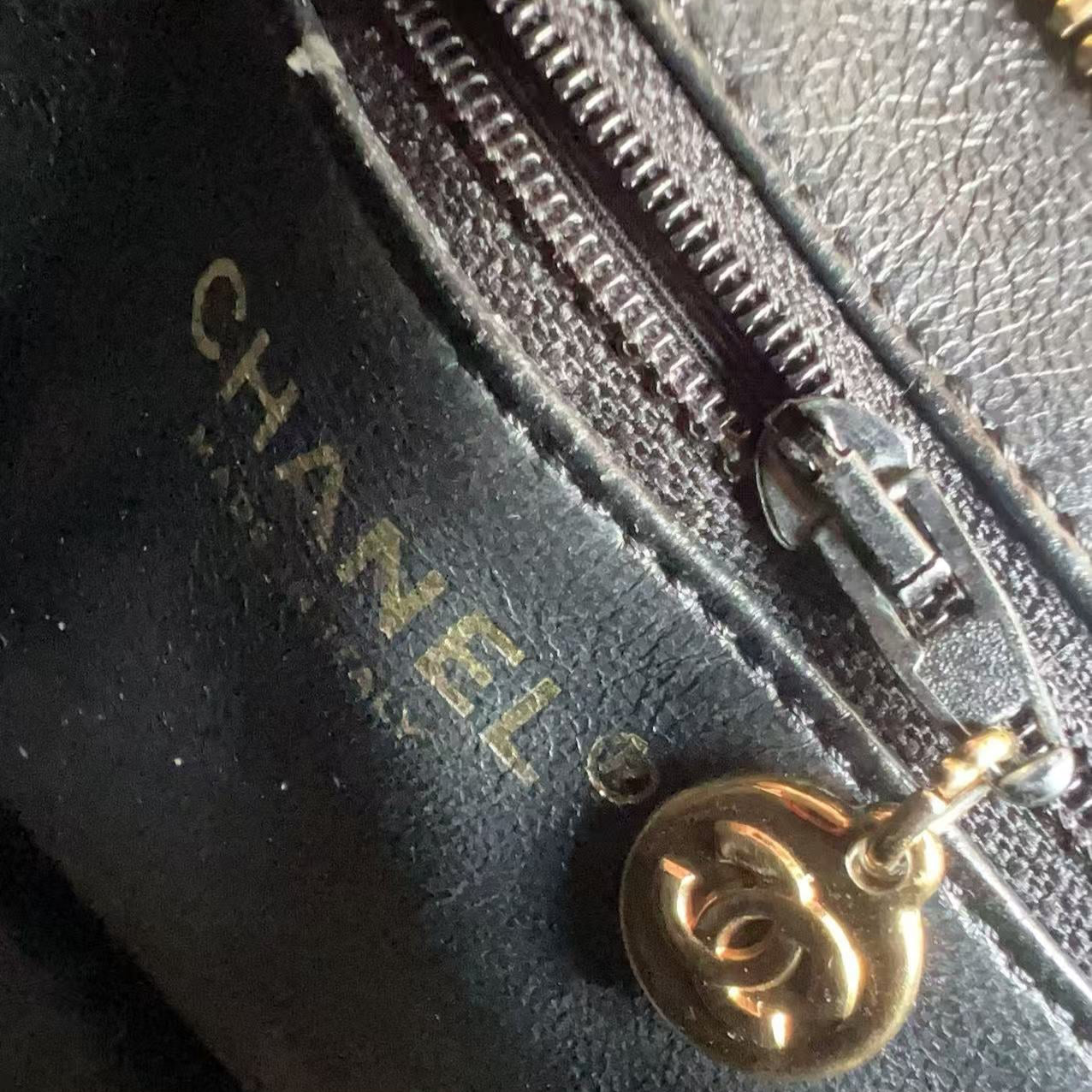 Chanel Caviar Medallion Tote Black