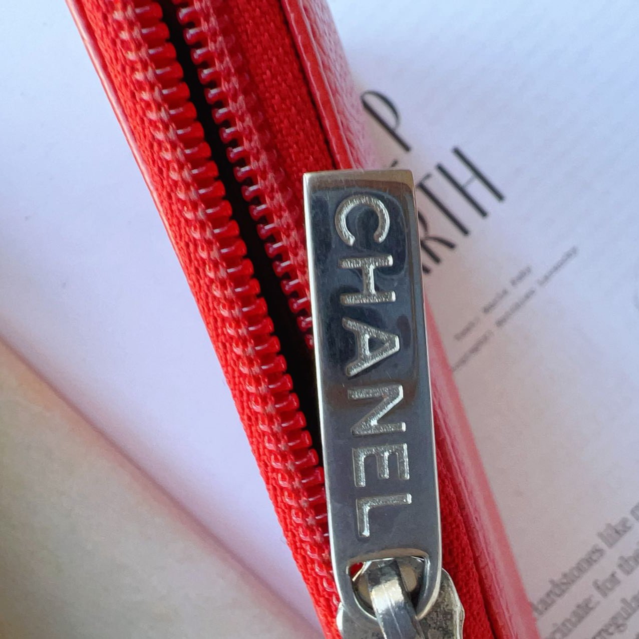 Chanel Caviar Interlocking CC Logo Timeless Continental Wallet