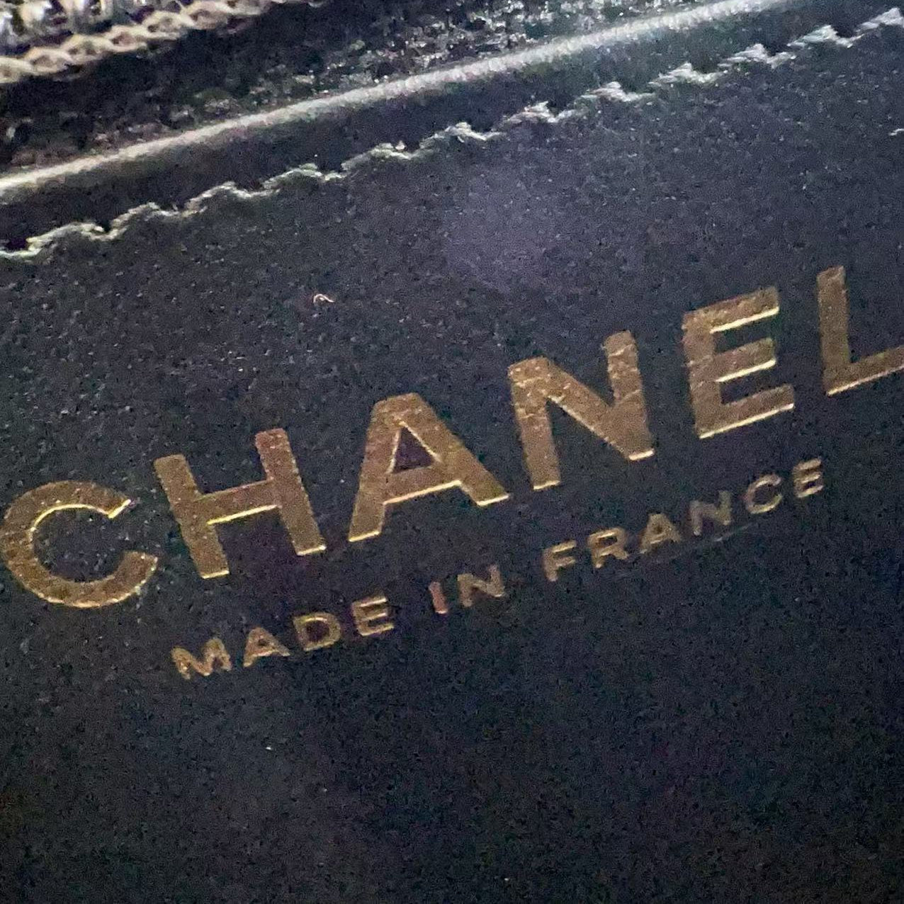 Chanel Kelly Nano Black Shiny Aged Brushed Gold
