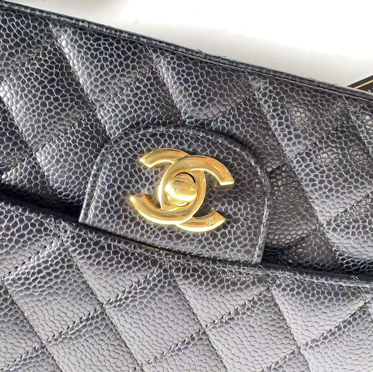 Chanel Caviar Medium Classic Double Flap Bag Black