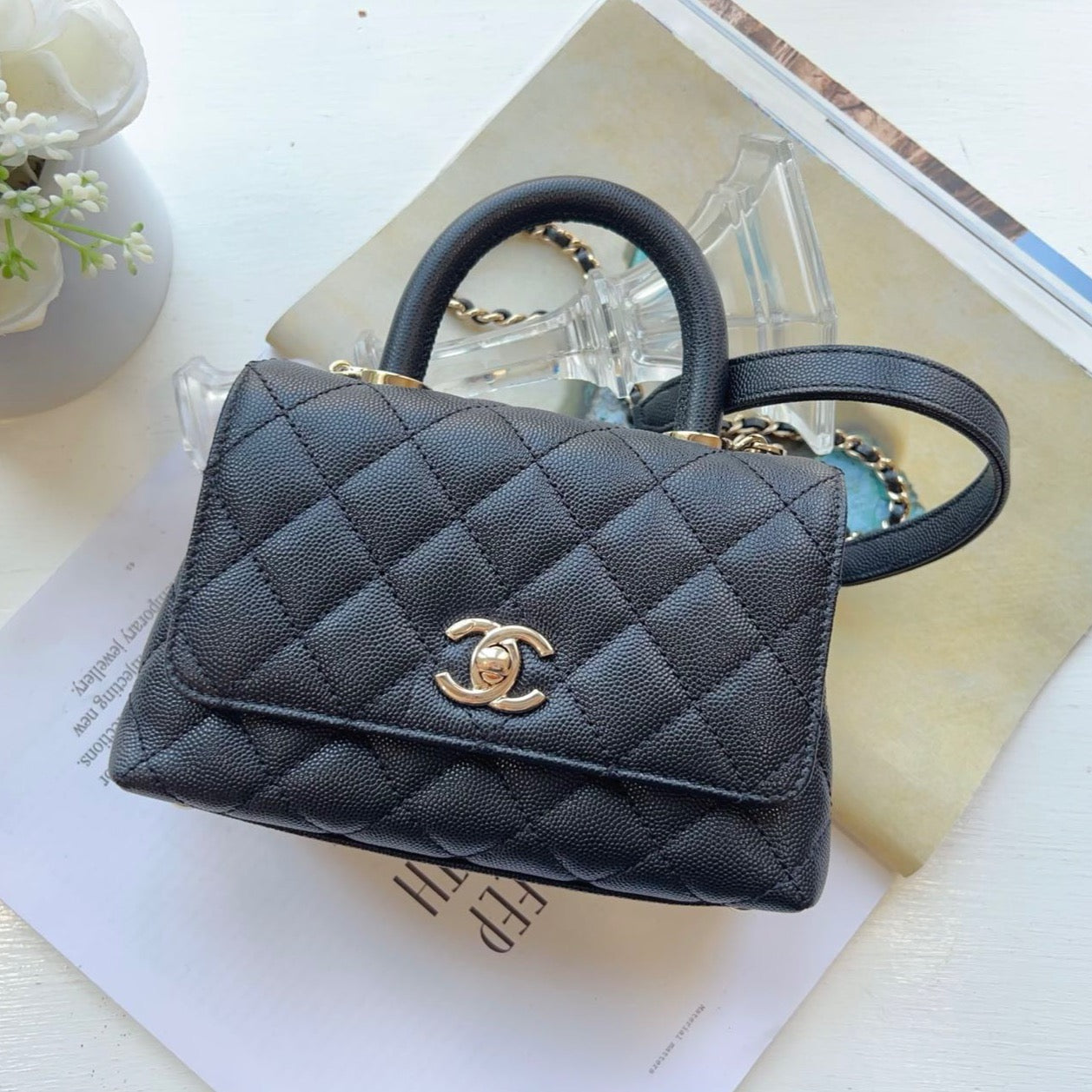 Coco Handle Chanel Flap Bag Price In India Chanel Mini Flap Bag