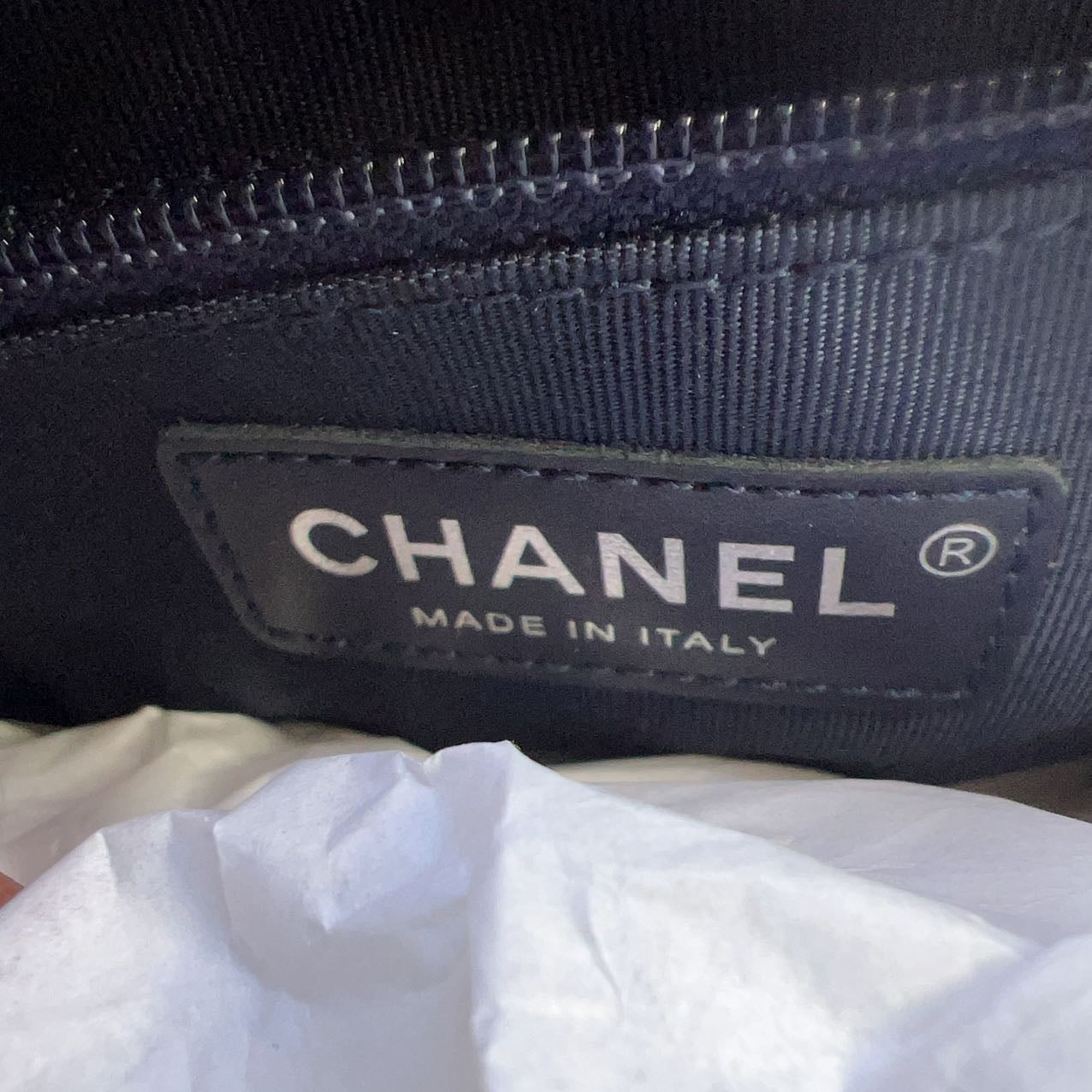 Chanel New Medium Gabrielle Hobo Quilted Navy Aged Calfskin
