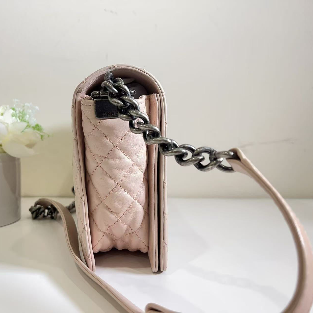 Chanel Reverso Calfskin New Medium Boy Flap Bag