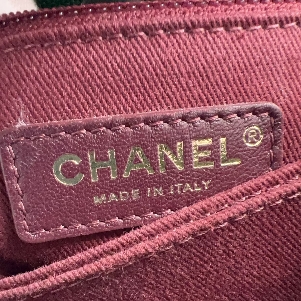 Chanel Small Coco Handle Caviar Bag Green