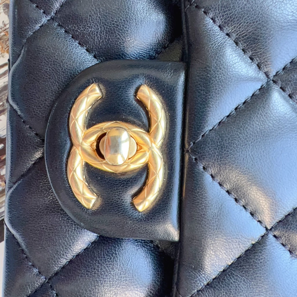 Chanel-Long-Flap-Bag-Quilted-Small-cc-hardware