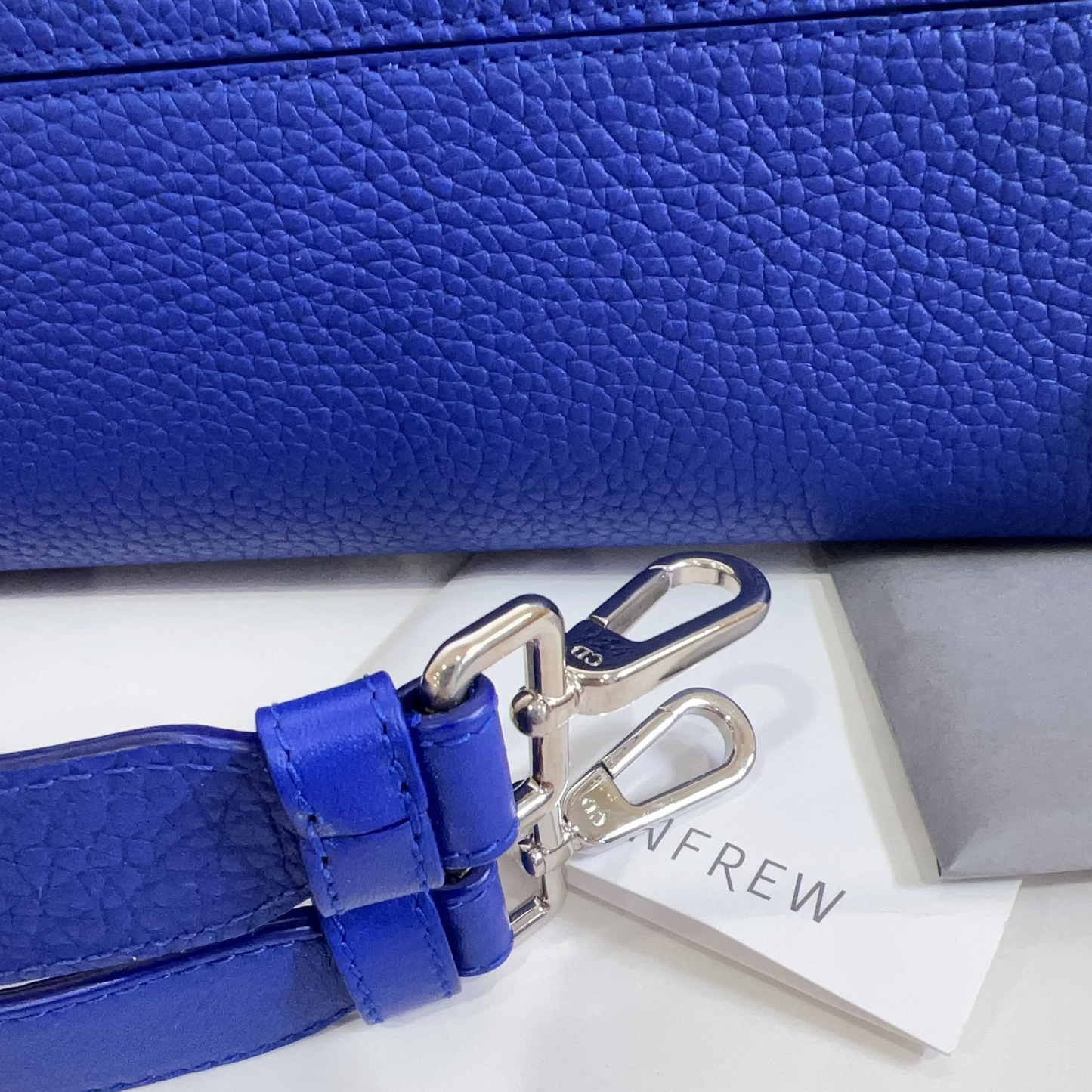 Christian Dior Bullcalf Medium Diorever Flap Yves Klein Blue